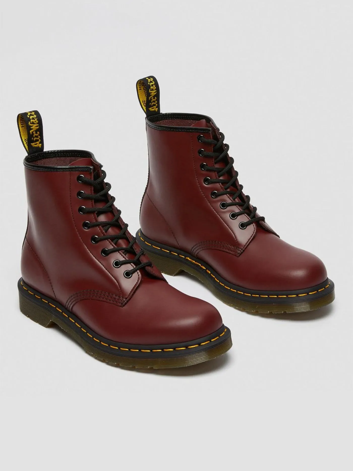 1460 Smoothe Cherry Red Boots