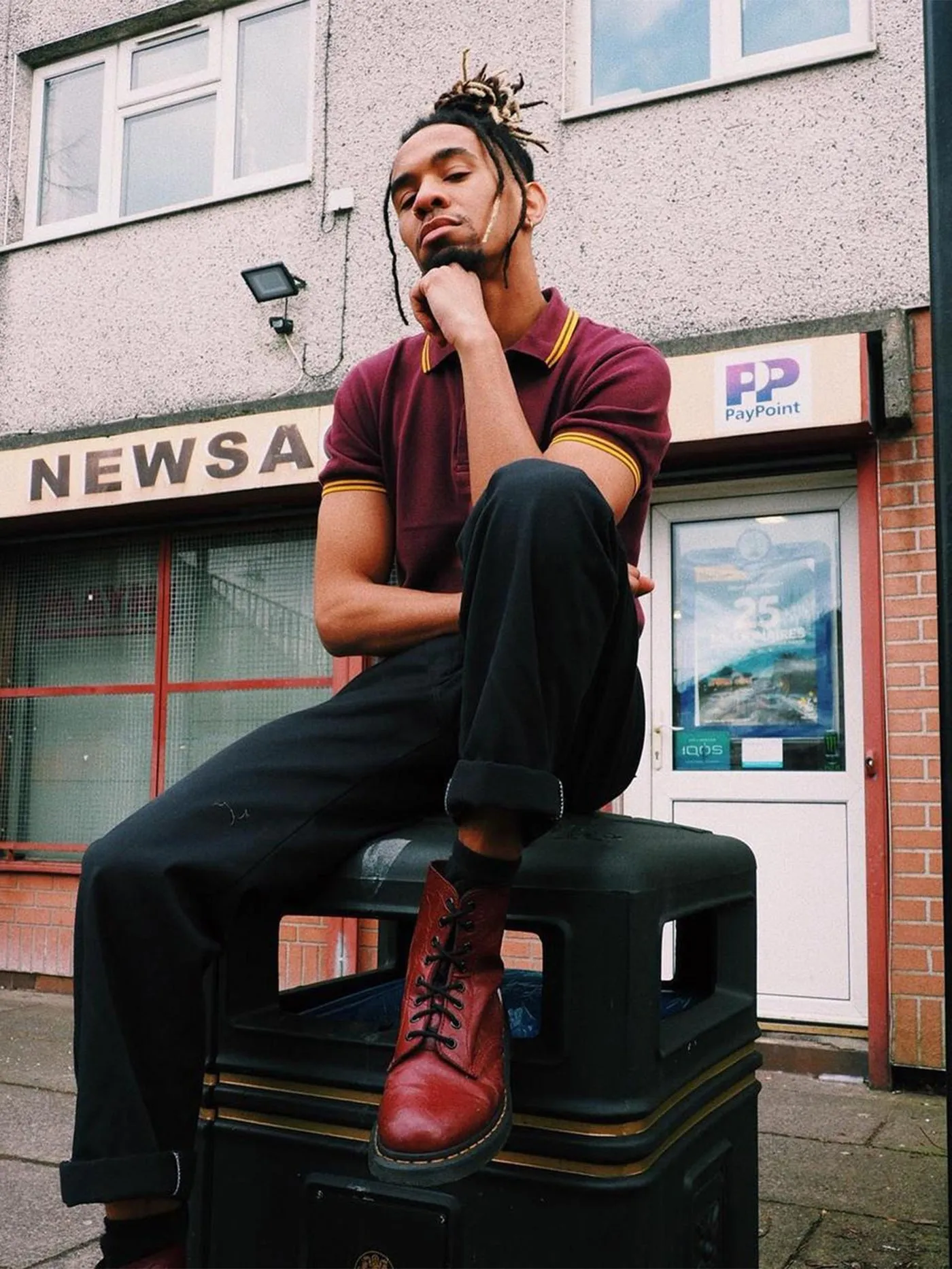 1460 Smoothe Cherry Red Boots