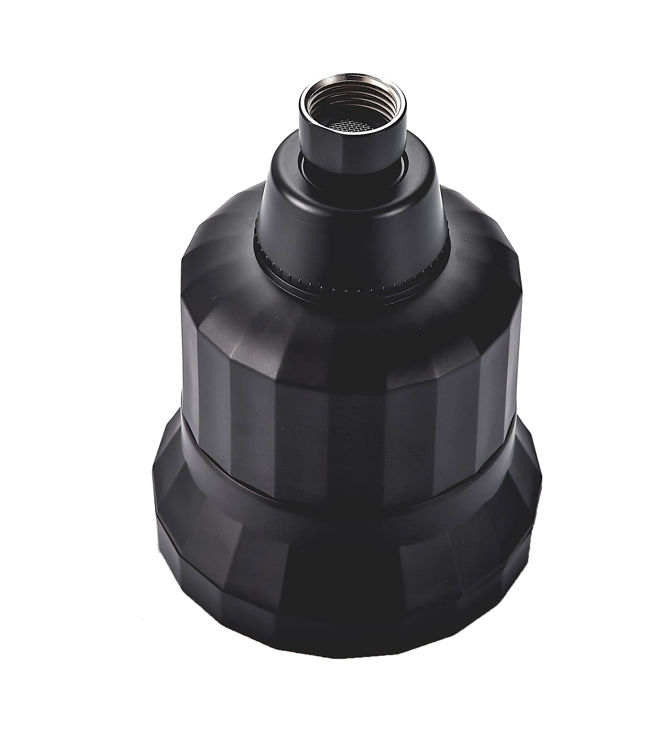 15 Stage Filtration Fixed  Shower Head  Black