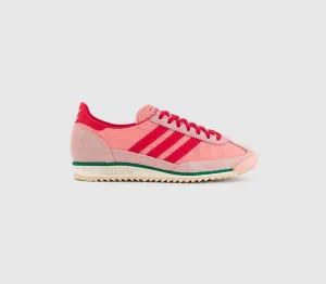 adidas Sl 72 Trainers Semi Pink Spark Red Glow Pink Uk Size 7