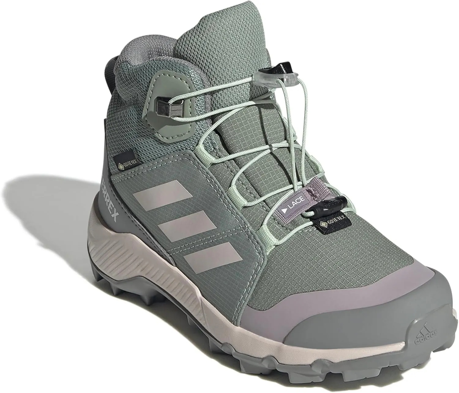 adidas Unisex Child Terrex Mid Gore-tex Hiking Shoes Kids Trainers