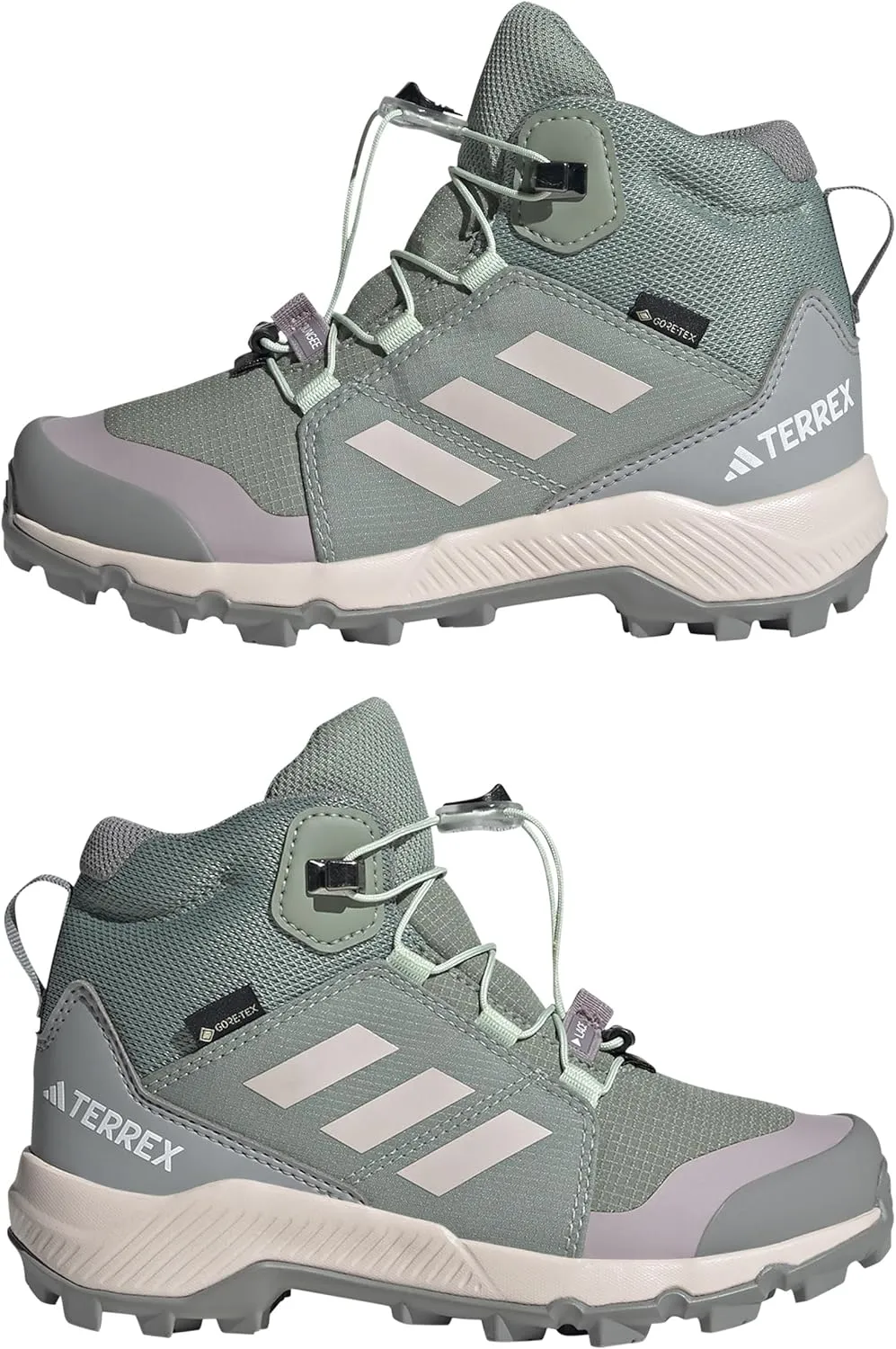 adidas Unisex Child Terrex Mid Gore-tex Hiking Shoes Kids Trainers