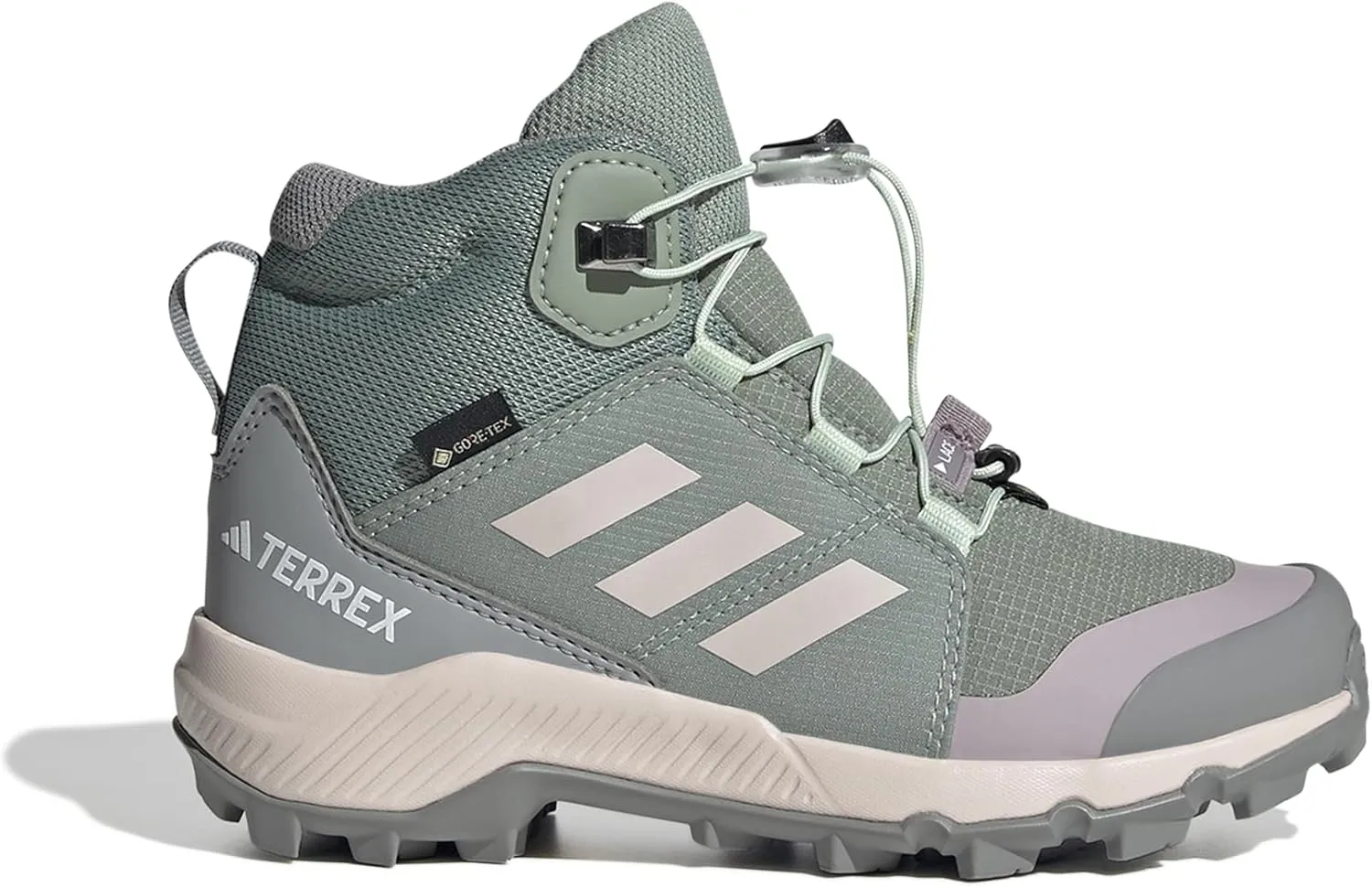 adidas Unisex Child Terrex Mid Gore-tex Hiking Shoes Kids Trainers