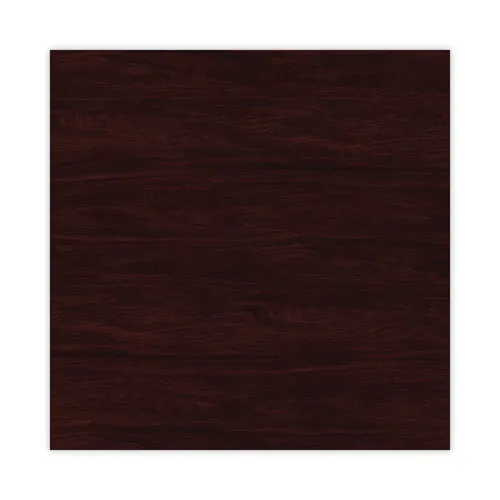 Alera Valencia Series Hutch With Doors, 4 Compartments, 64.75w X 15d X 35.38h, Mahogany