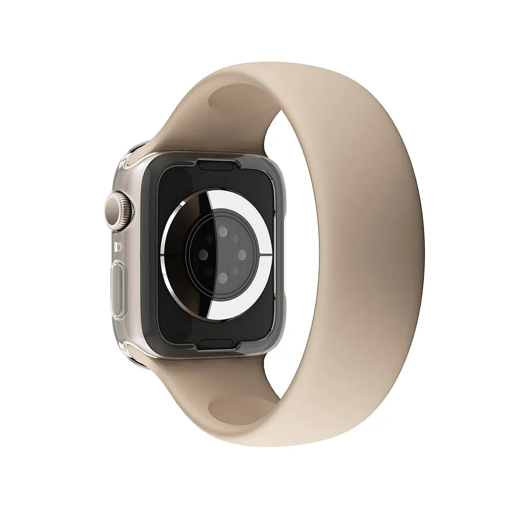 AmazingThing Quartz Pro Case for Apple Watch 45mm - Clear