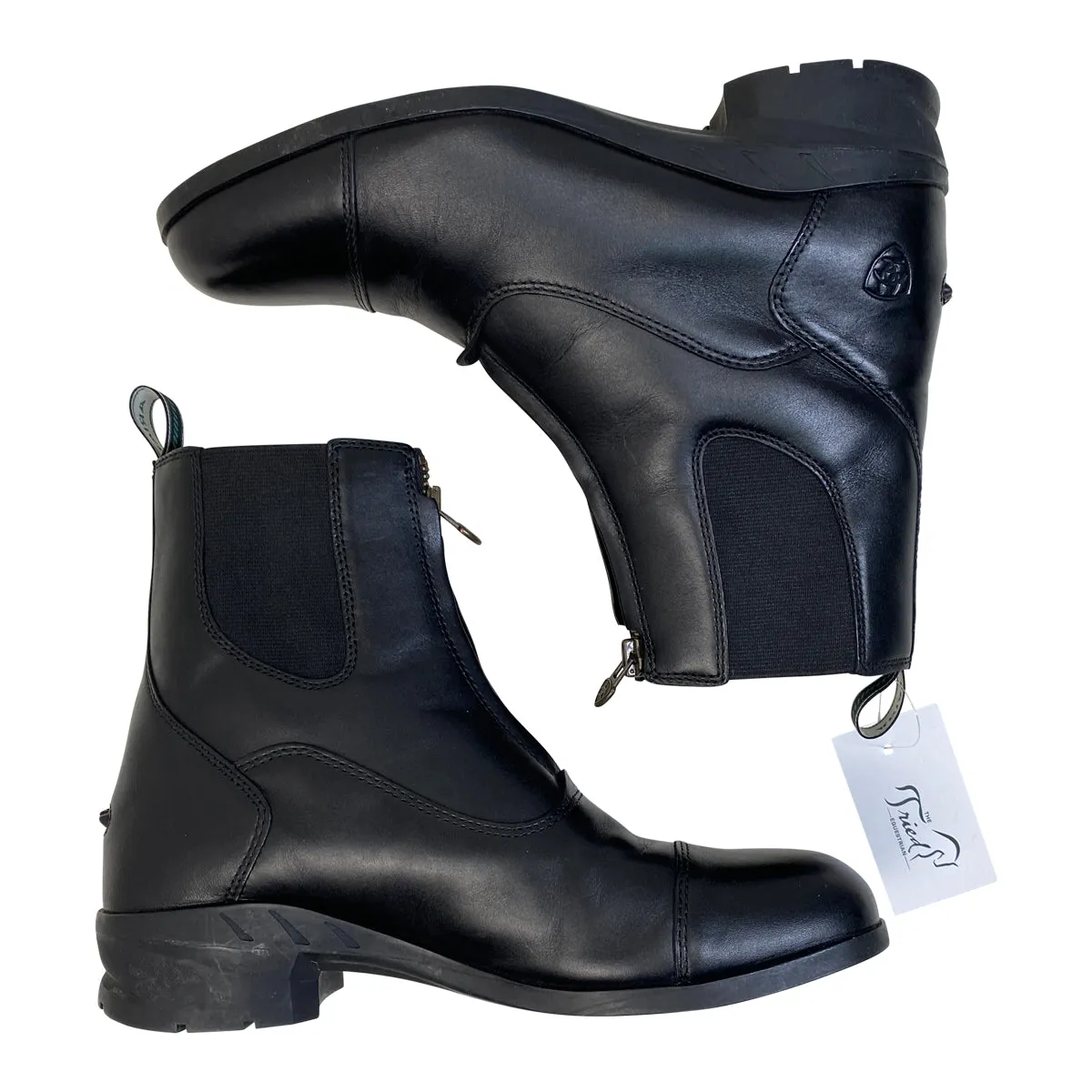 Ariat Heritage IV Zip Paddock Boots in Black - Women's 8B
