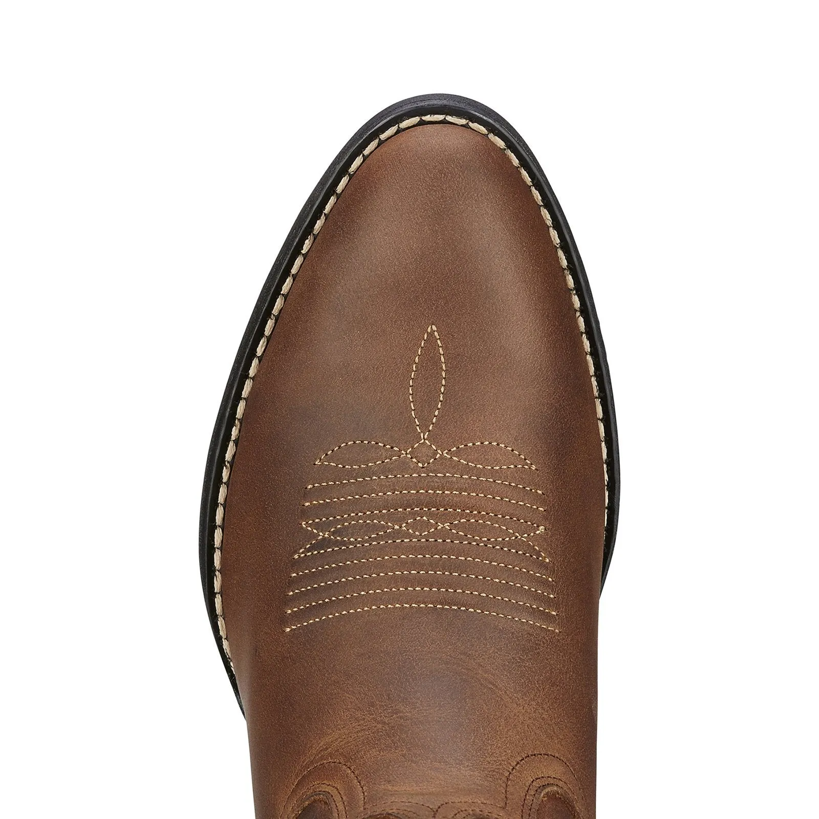 Ariat Women's Heritage Western R Toe Brown Distressed