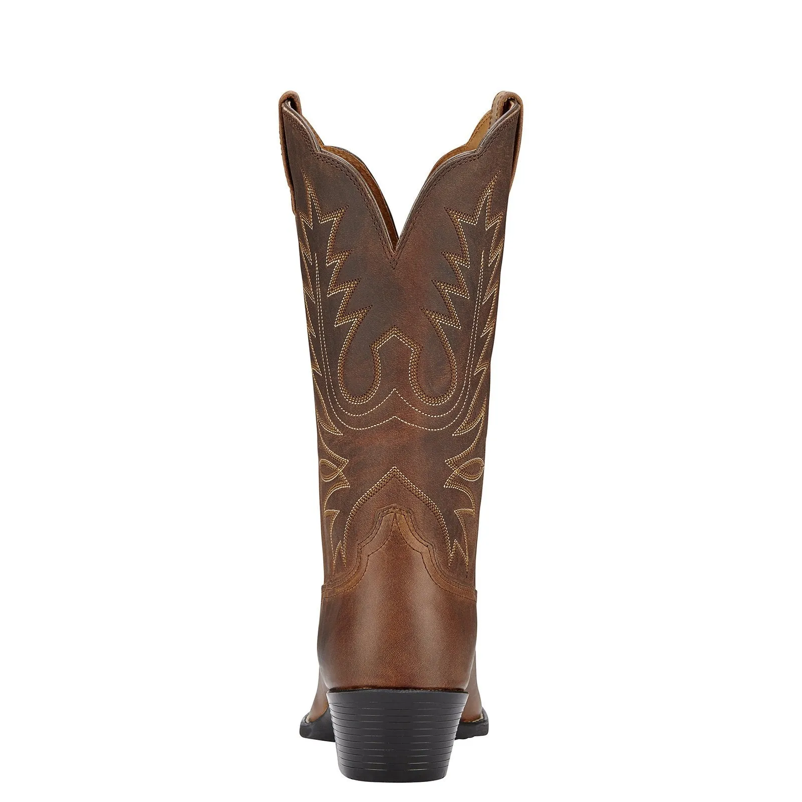 Ariat Women's Heritage Western R Toe Brown Distressed