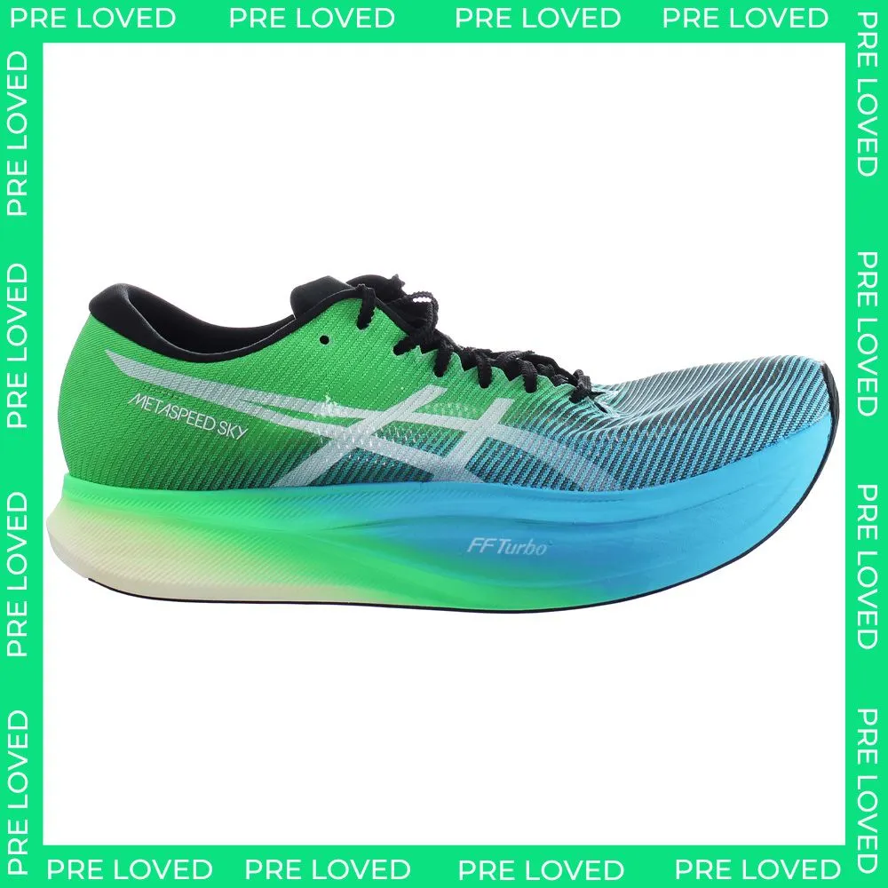 Asics Metaspeed Sky  Mens Blue/Green Running Trainers NO BOX