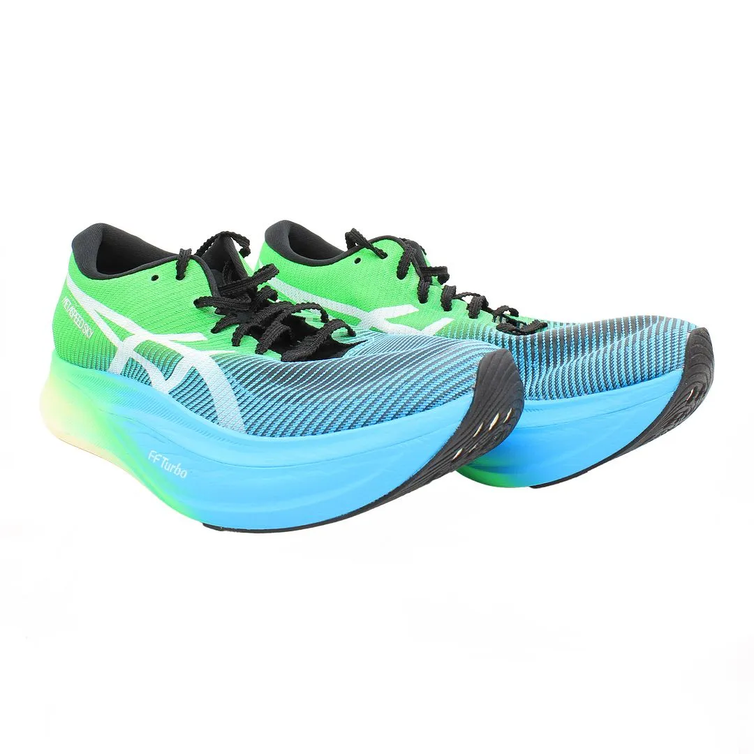Asics Metaspeed Sky  Mens Blue/Green Running Trainers NO BOX