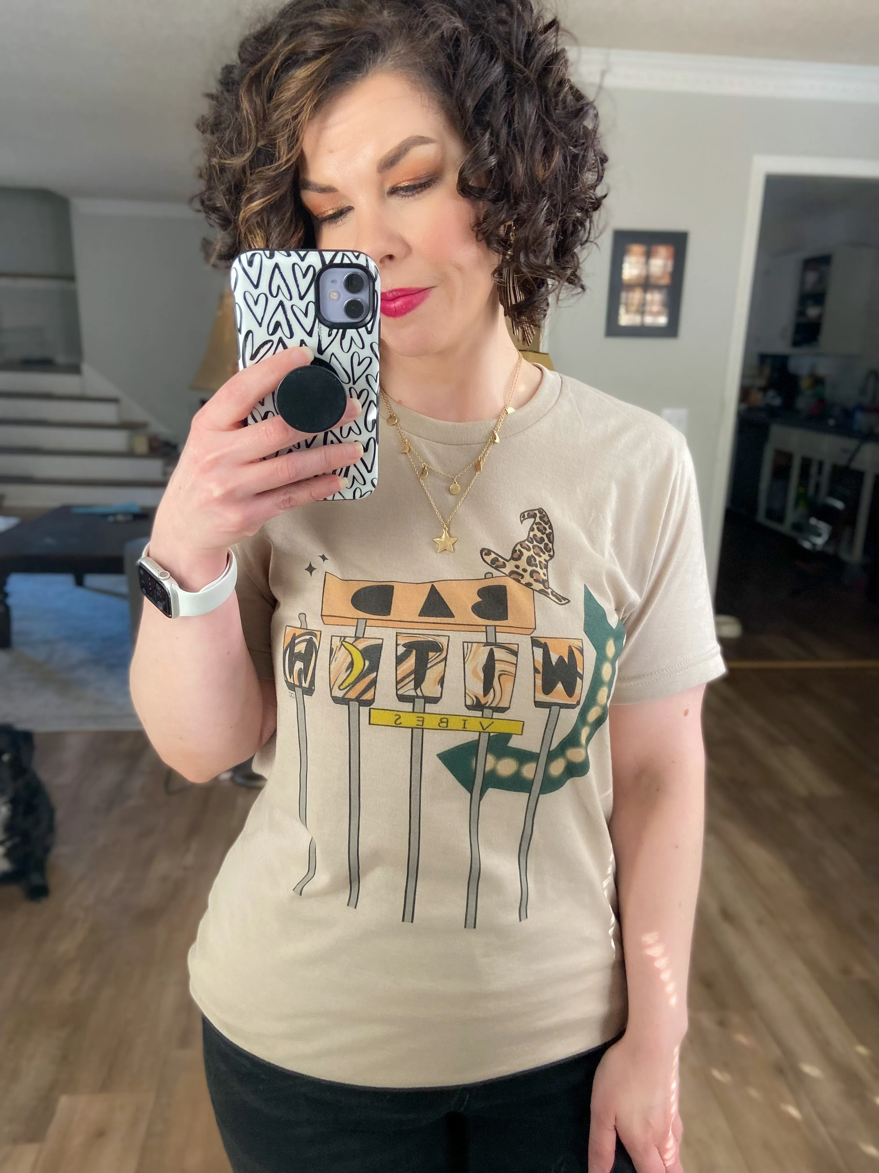 Bad Witch Halloween Graphic Tee