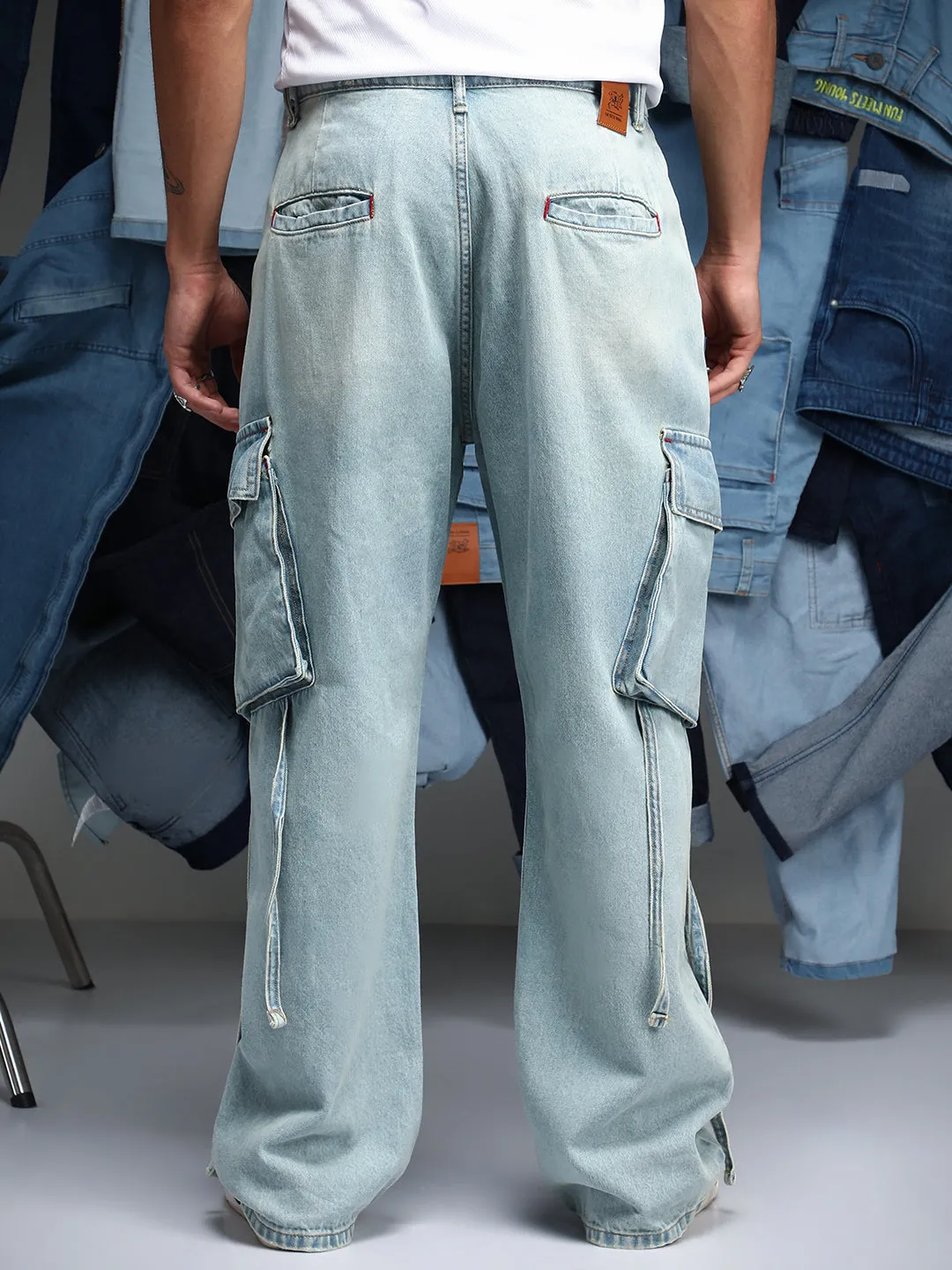Baggy Utility Denim Jeans