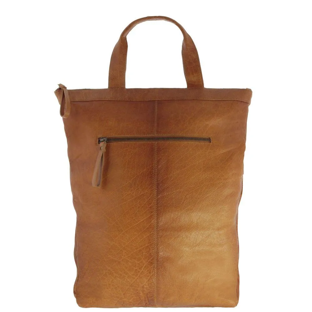 Belmont Sleek Leather Backpack