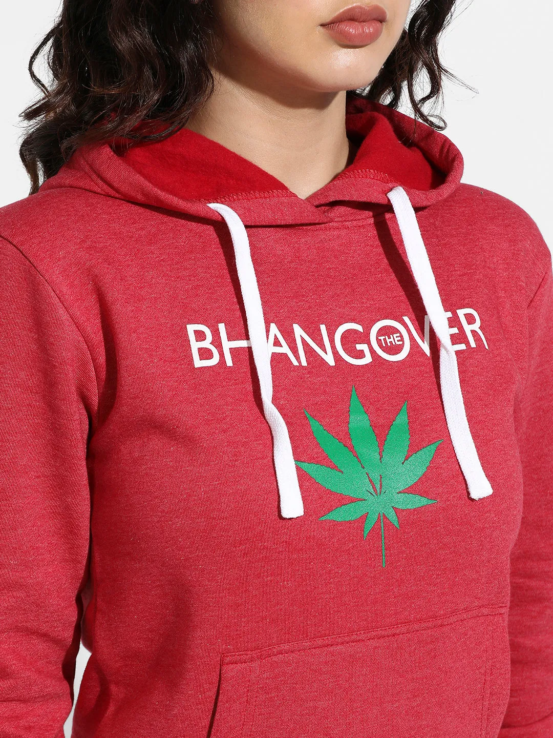 Bhangover Hoodie With Ribbed Hem