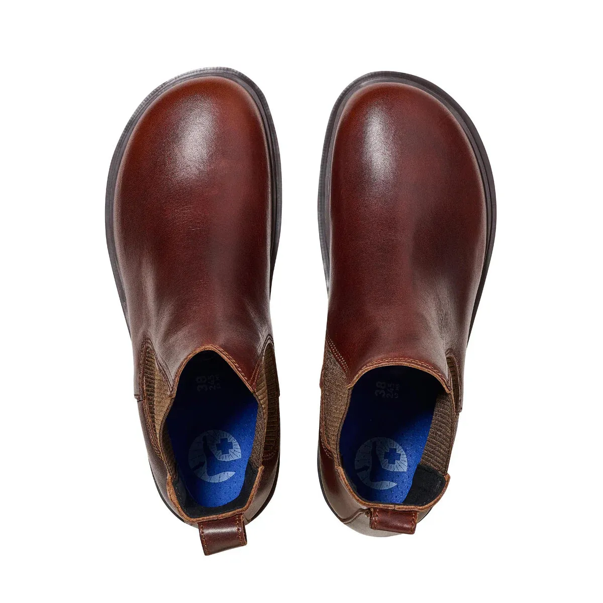 BIRKENSTOCK Highwood Mens Chocolate Natural Leather Boot