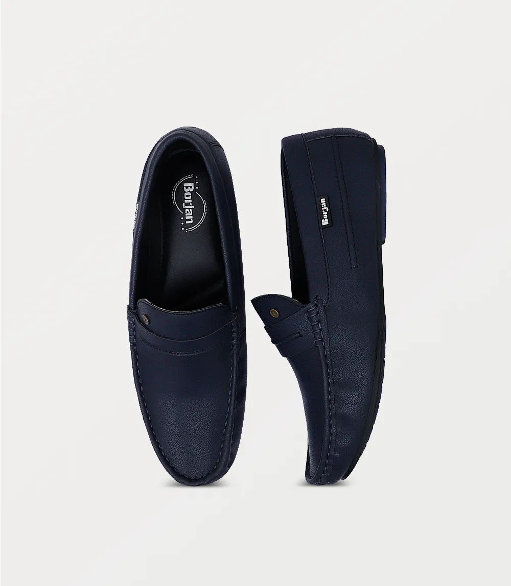 BM6793-NAVY-Men Moccasin