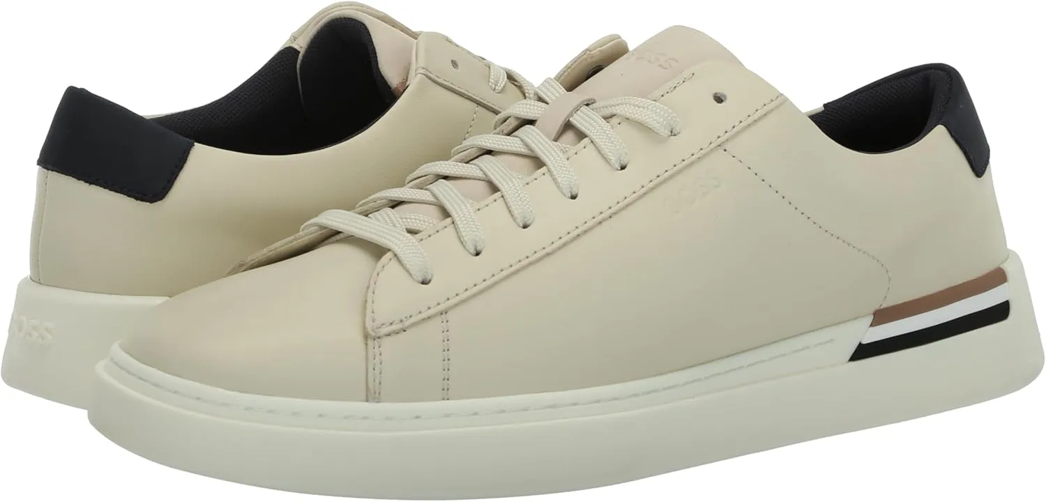 BOSS Men's Clint Smooth Leather Low Top Sneakers