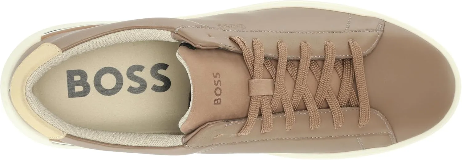 BOSS Men's Clint Smooth Leather Low Top Sneakers