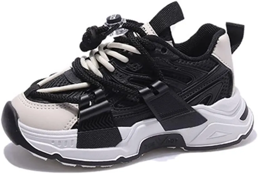 Boys Girls Mesh Slip On Lightweight Running Sneakers Non Slip Kids Tennis Shoes Toddler Walking Sports Shoes