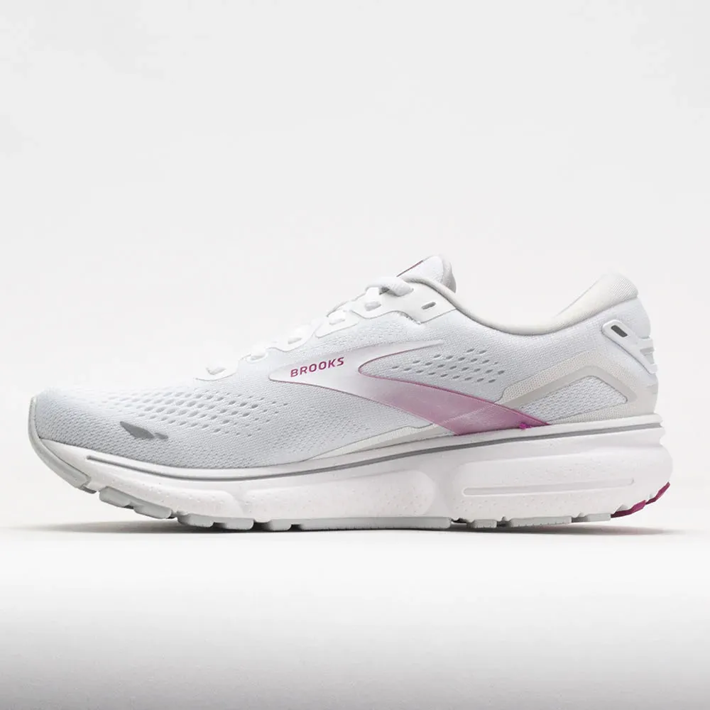 Brooks Womens Ghost 15- White/Oyster/Viola (1203801B195)