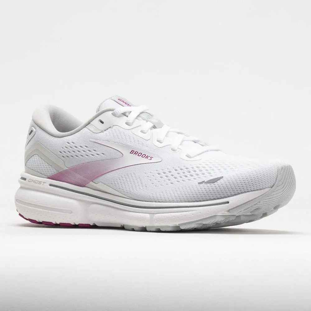Brooks Womens Ghost 15- White/Oyster/Viola (1203801B195)