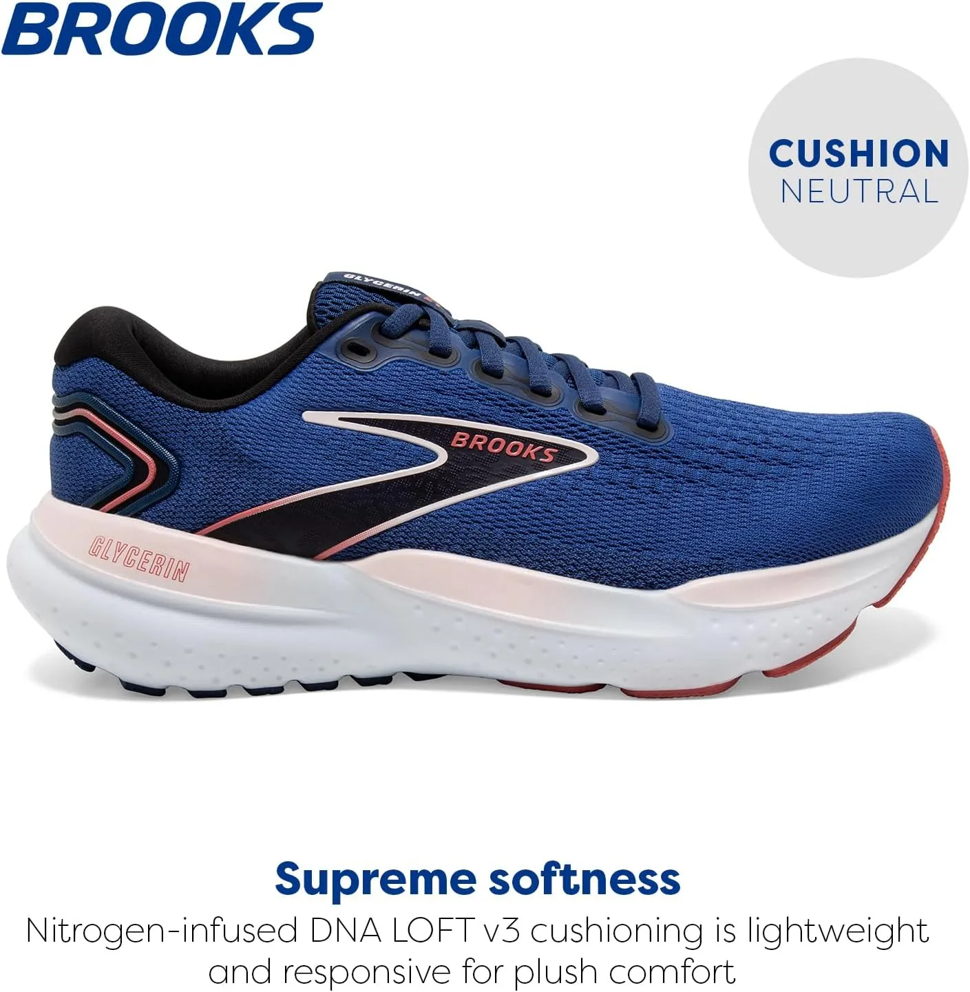 Brooks Womens Glycerin 21 Neutral Running Shoe