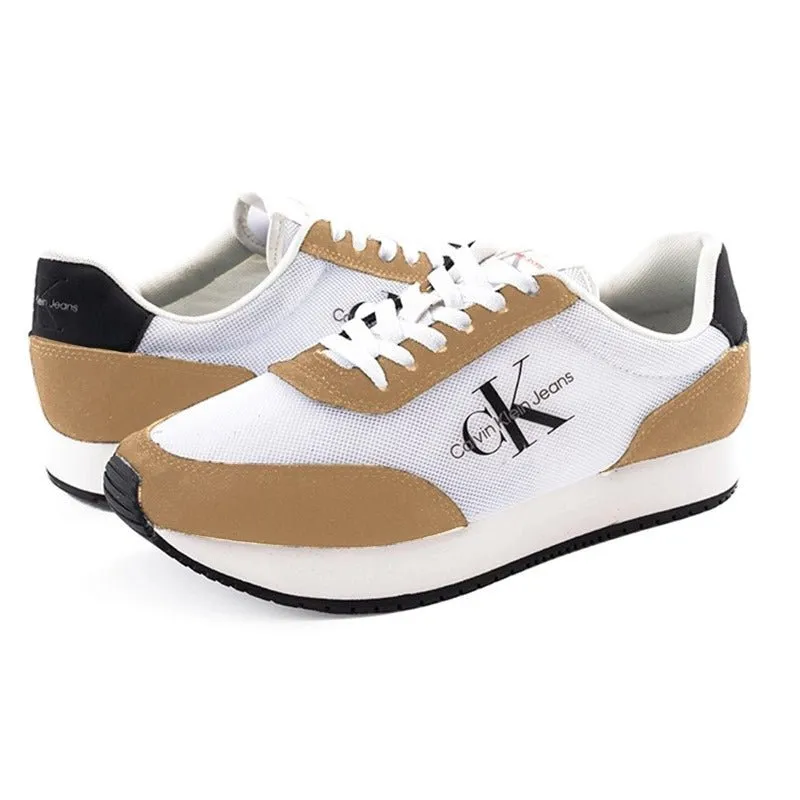 CALVIN KLEIN RETRO RUNNER LACE UP SNEAKER CKM33