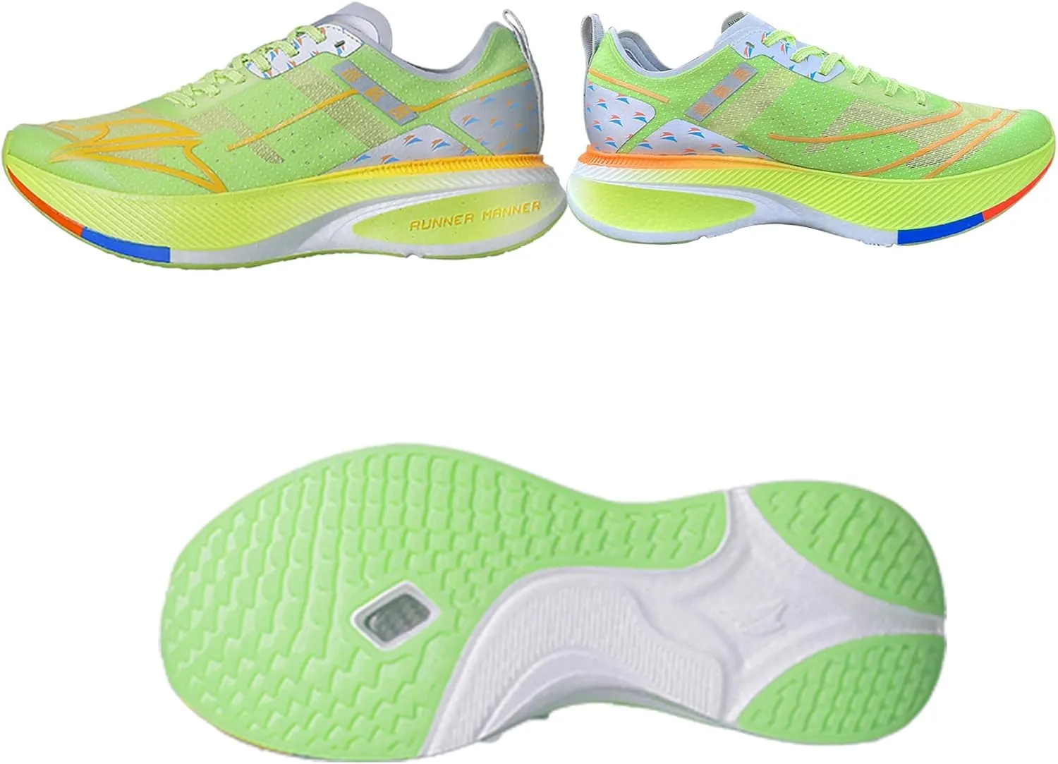 Carbon Plate Running Shoes for Women  Cushioned, Lightweight, Breathable, Non-Slip Road Sneakers