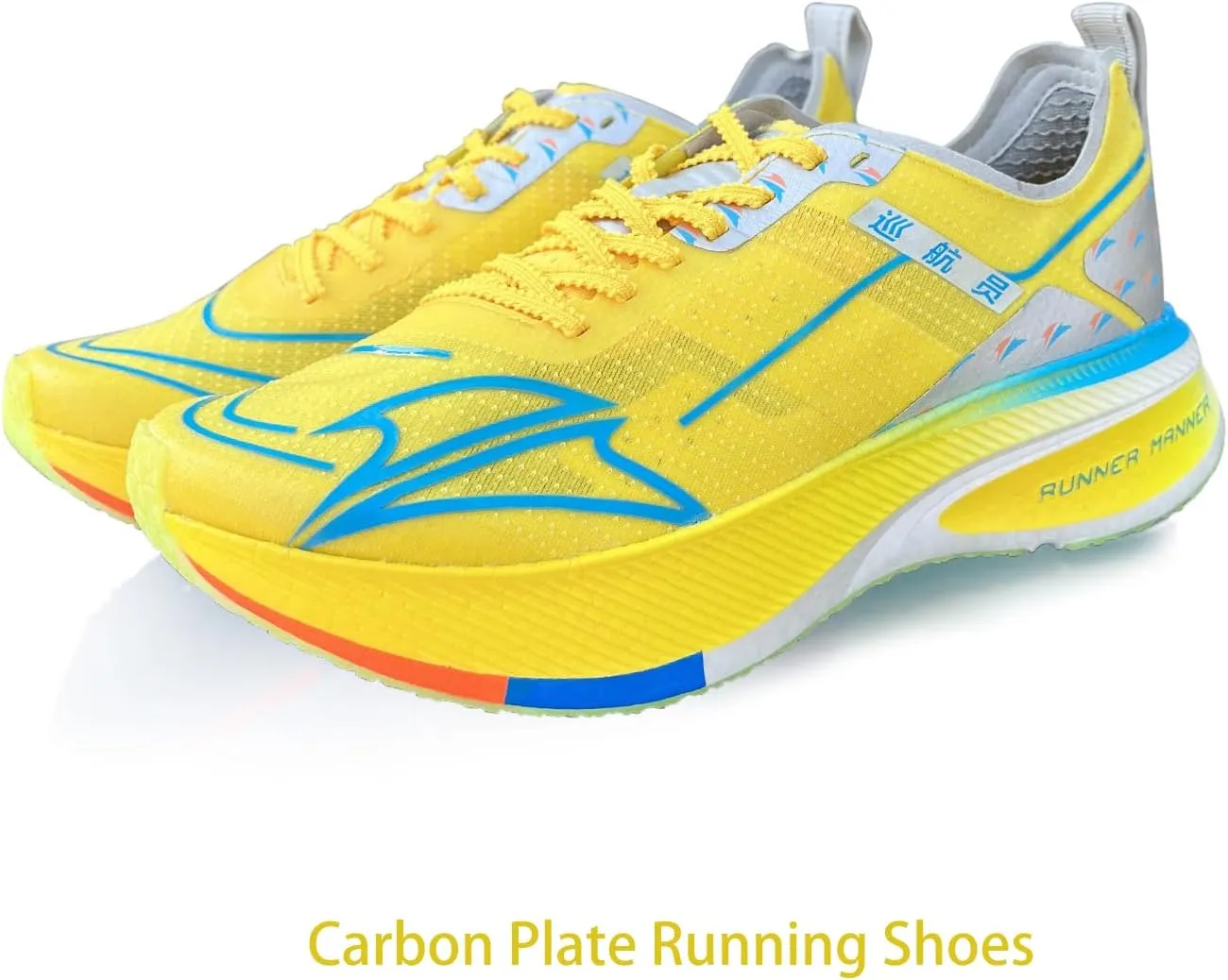 Carbon Plate Running Shoes for Women  Cushioned, Lightweight, Breathable, Non-Slip Road Sneakers