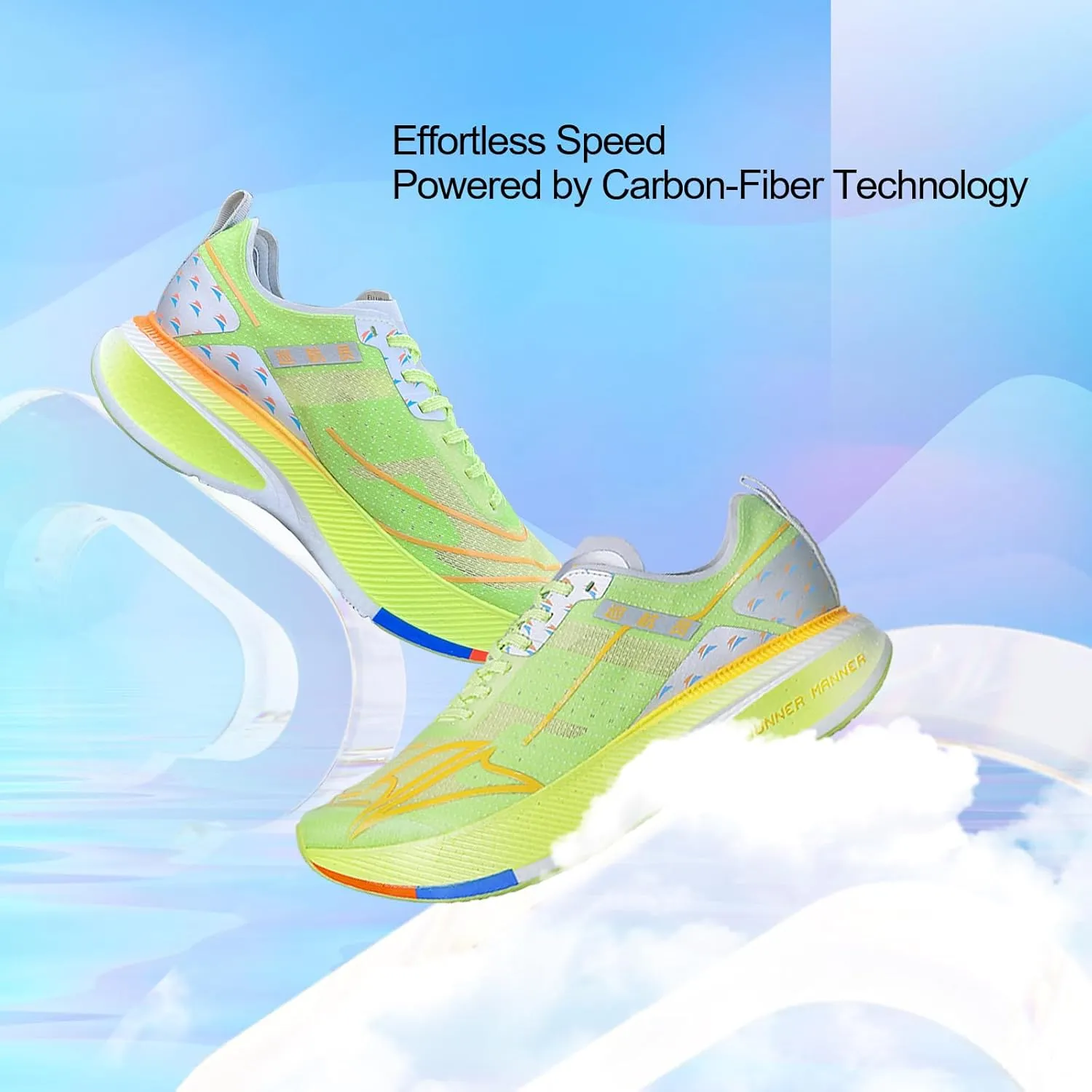 Carbon Plate Running Shoes for Women  Cushioned, Lightweight, Breathable, Non-Slip Road Sneakers