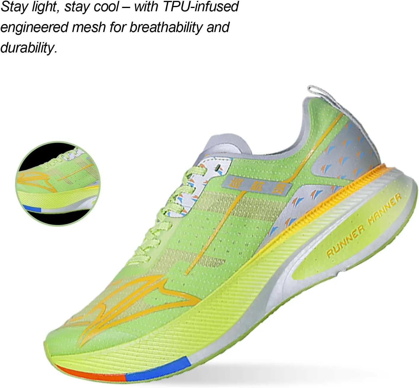 Carbon Plate Running Shoes for Women  Cushioned, Lightweight, Breathable, Non-Slip Road Sneakers