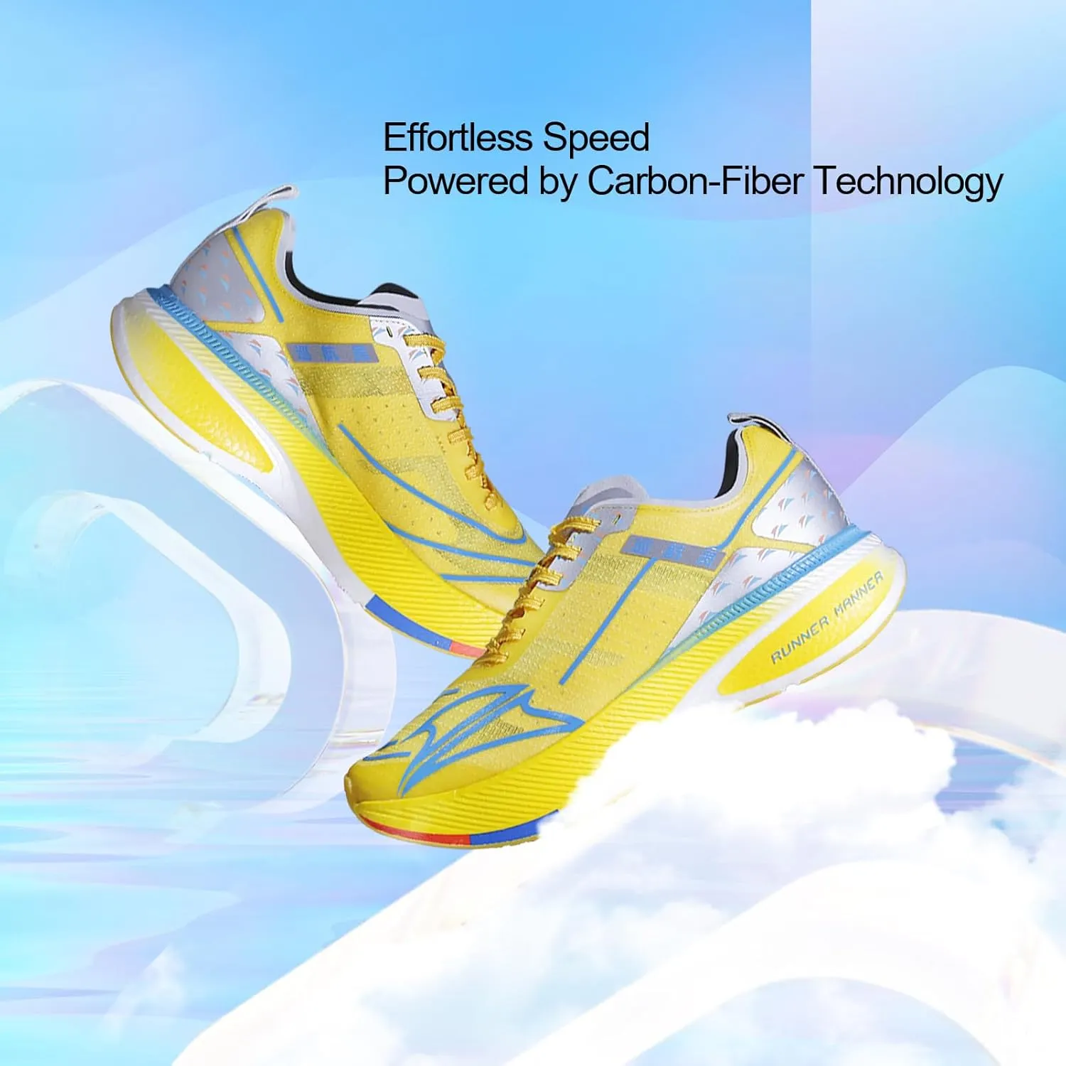 Carbon Plate Running Shoes for Women  Cushioned, Lightweight, Breathable, Non-Slip Road Sneakers