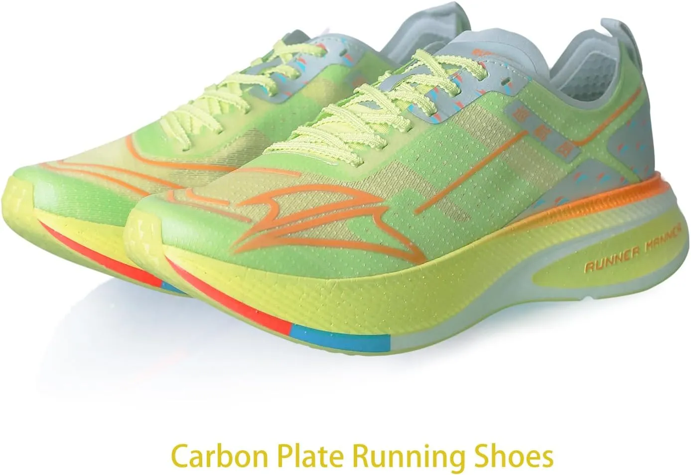 Carbon Plate Running Shoes for Women  Cushioned, Lightweight, Breathable, Non-Slip Road Sneakers