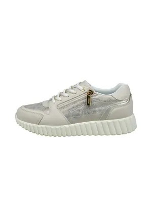 Carini Trainer - Beige / Metalics