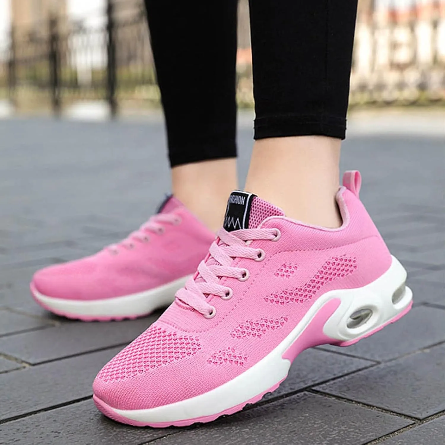 Cathalem Orthopedic Sneakers for Women Air Cushion Running Shoes Lightweight Tennis Walking Shoes Mesh Breathable Sneakers