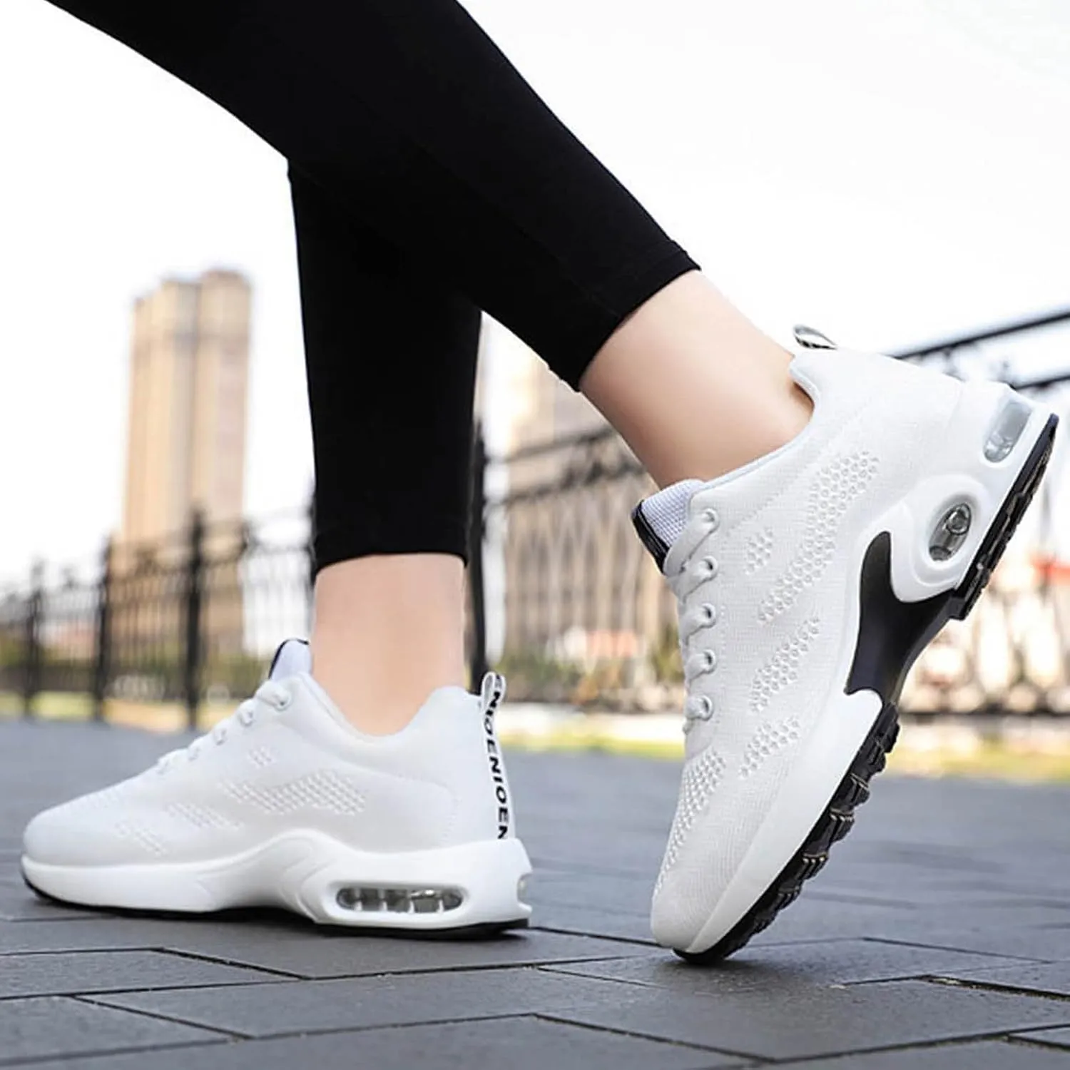Cathalem Orthopedic Sneakers for Women Air Cushion Running Shoes Lightweight Tennis Walking Shoes Mesh Breathable Sneakers