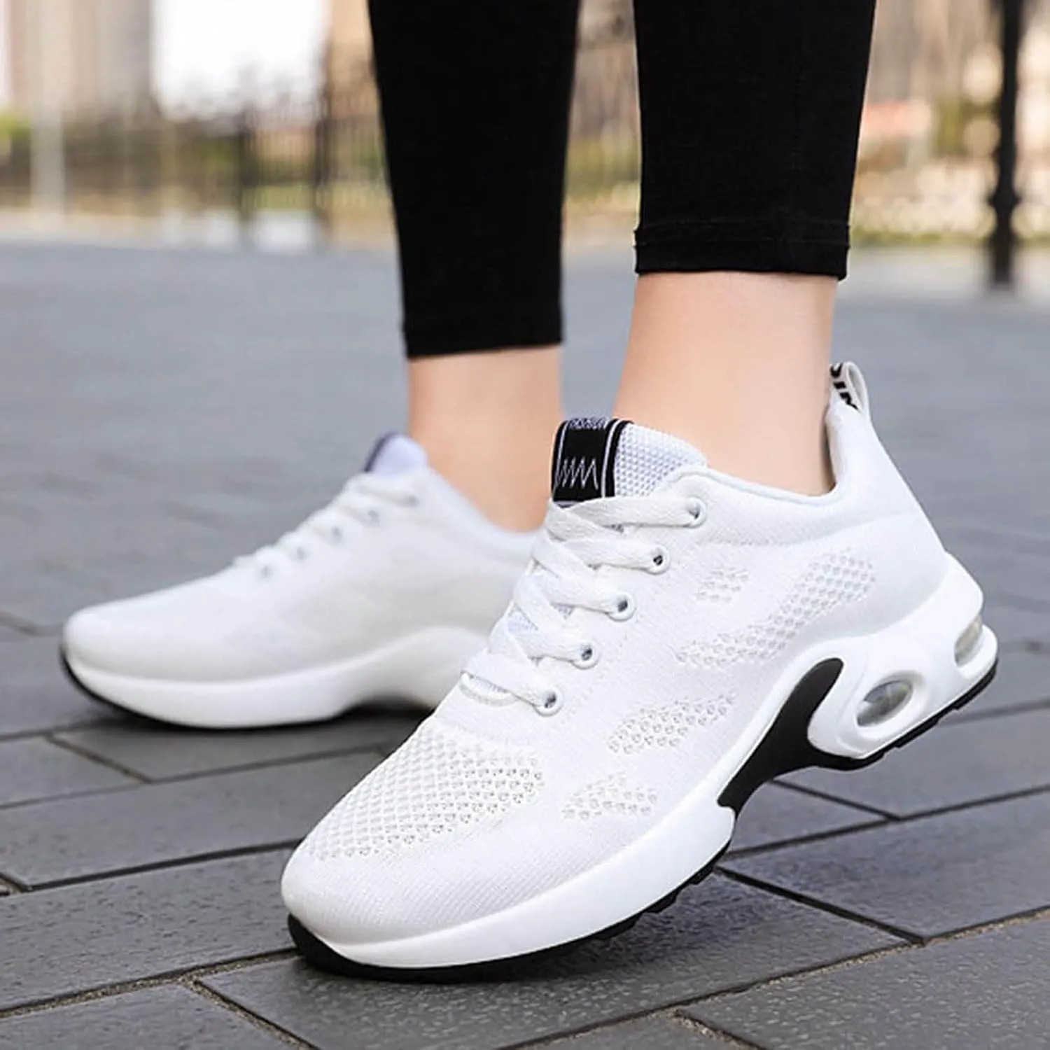 Cathalem Orthopedic Sneakers for Women Air Cushion Running Shoes Lightweight Tennis Walking Shoes Mesh Breathable Sneakers