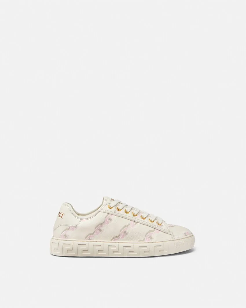Chain Stripes Greca Trainers