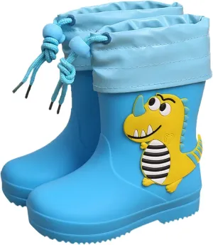 Classic Children Rain Boots PVC Rubber Children Water Shoes Rain Boots Kids Baby Cartoon Shoes