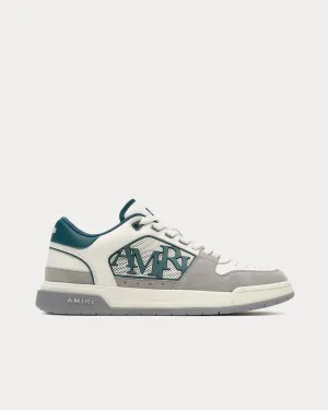 Classic Deep Teal / Grey / White Low Top Sneakers