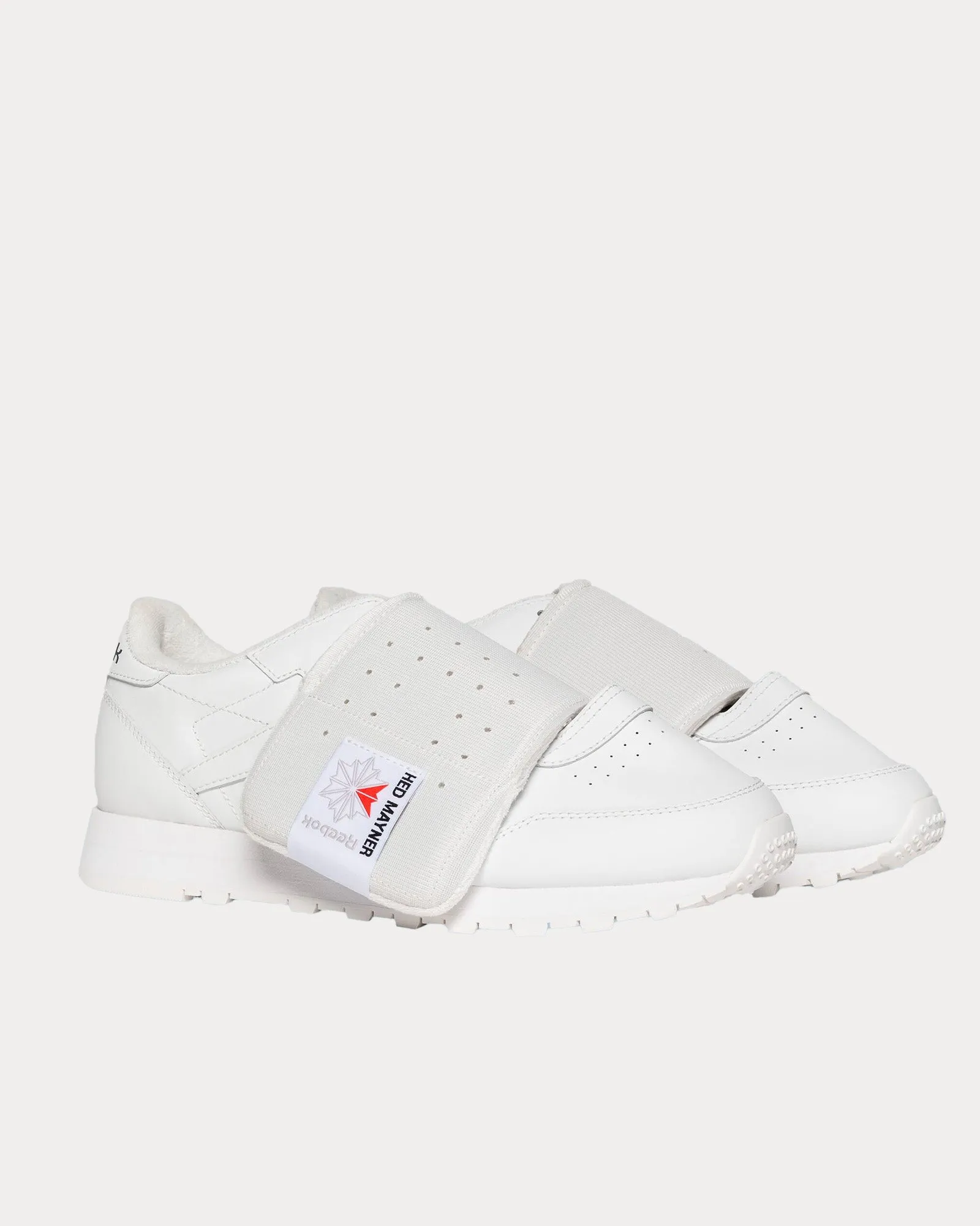 Classic Leather White  Slip On Sneakers