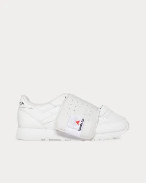 Classic Leather White  Slip On Sneakers