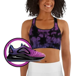 CRXWN | Drip or Dye Max 720 Bubble Pack HER Collection Acid Wash Tye Dye Sports Bra