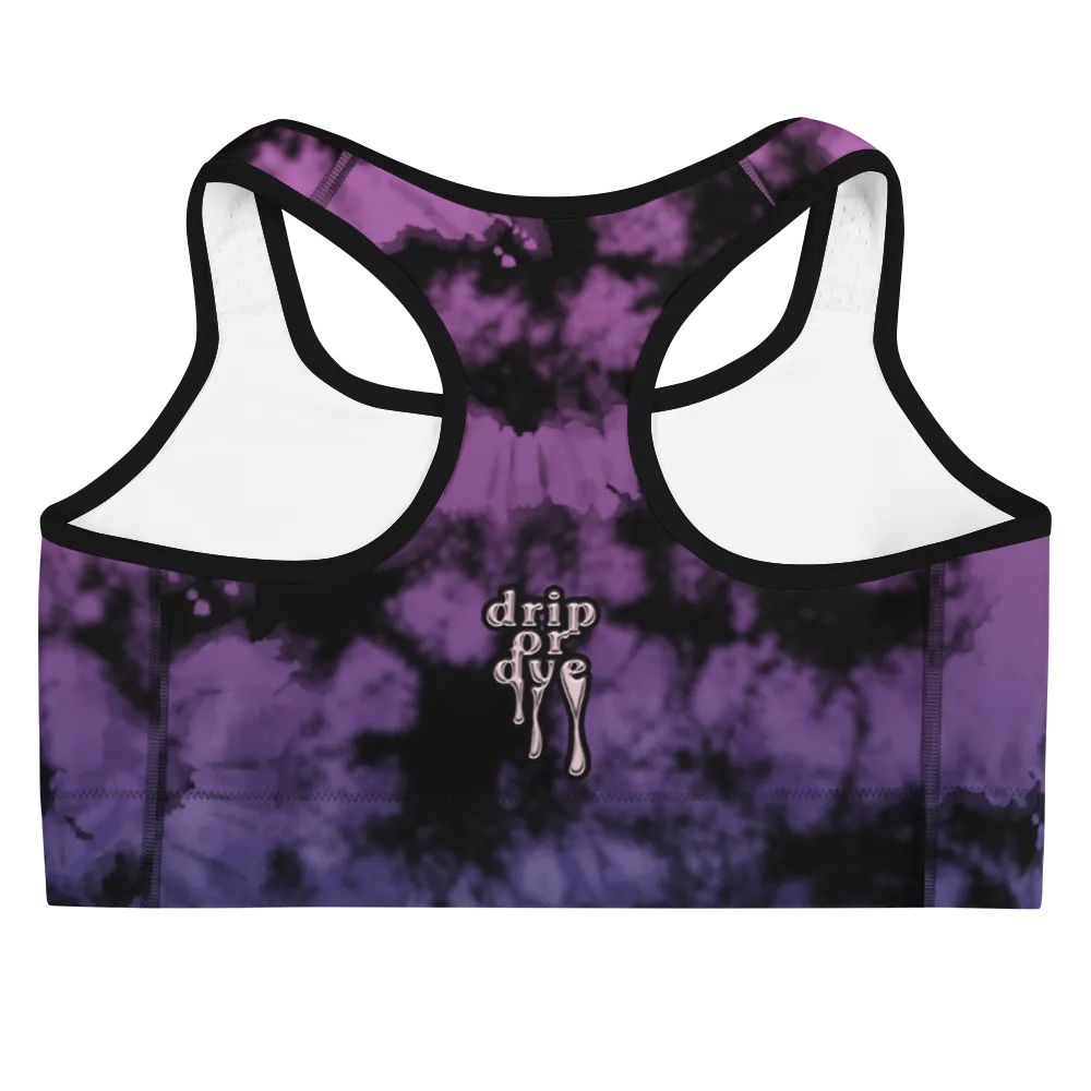 CRXWN | Drip or Dye Max 720 Bubble Pack HER Collection Acid Wash Tye Dye Sports Bra