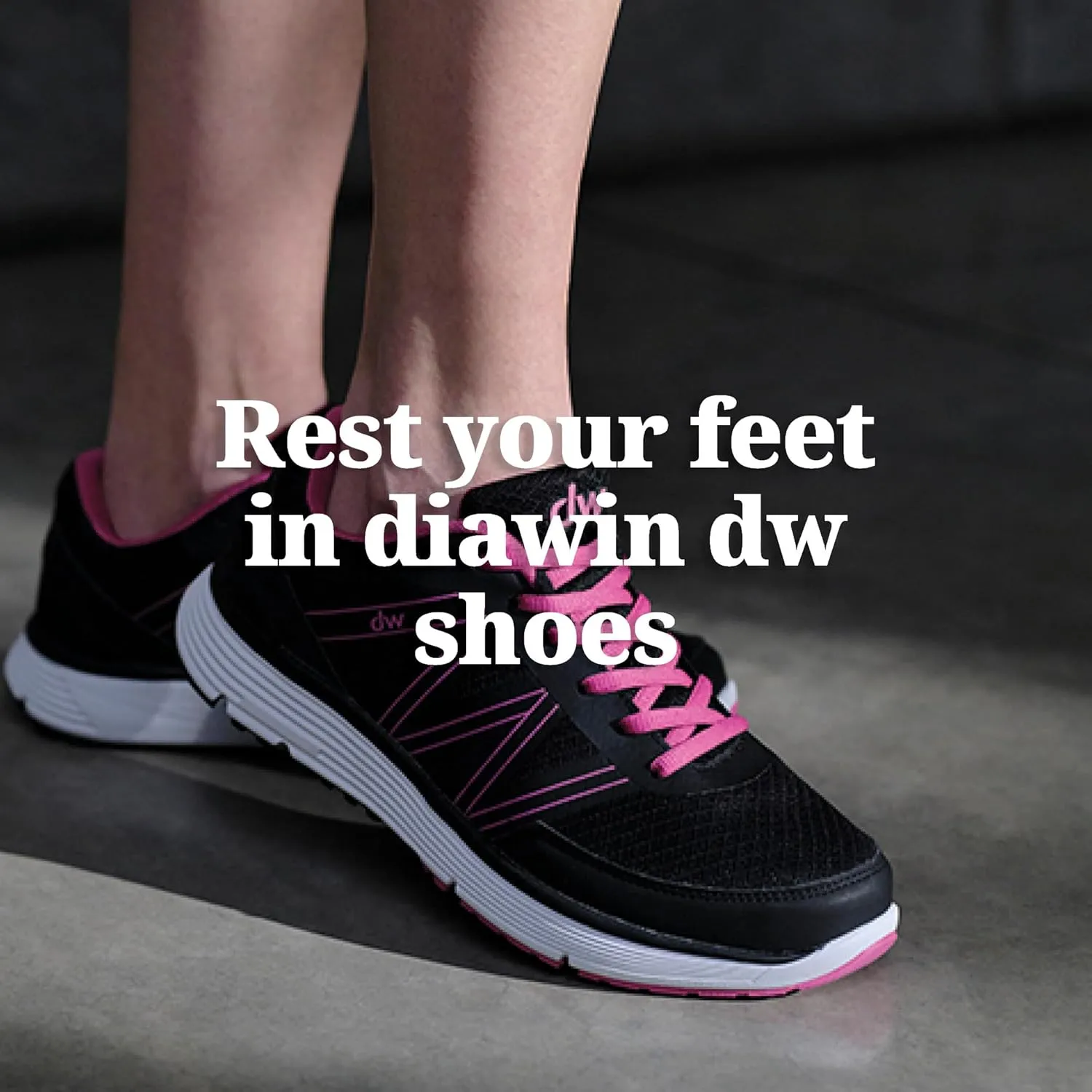 Diawin Wide Shoes for Women  Wide Toe Box, Smooth Interior, Breathable Design, Extra Depth  Perfect for Hallux, Sensitive, Swollen, Diabetic Feet, All-Day Comfort, Lightweight Walking & Foot Support