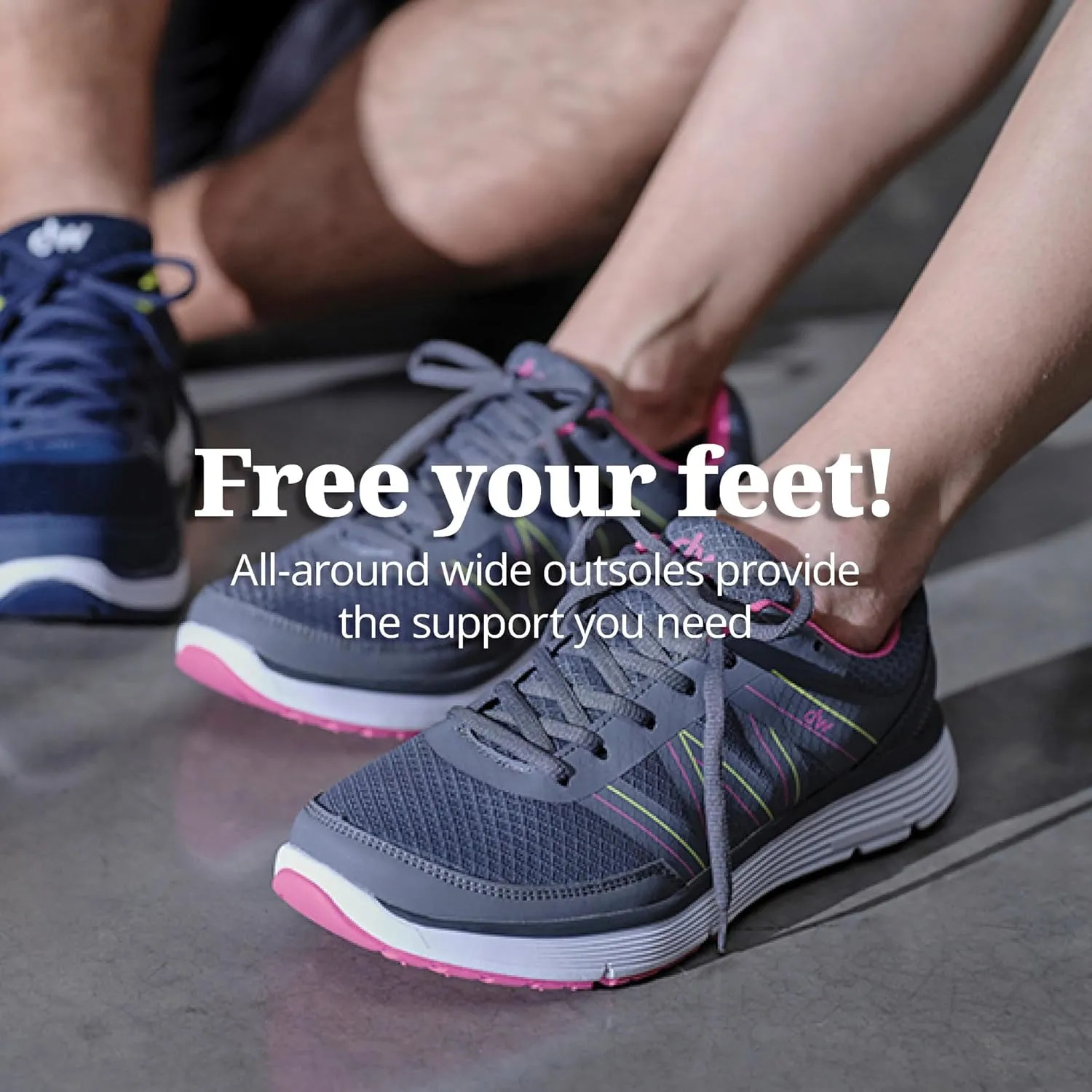 Diawin Wide Shoes for Women  Wide Toe Box, Smooth Interior, Breathable Design, Extra Depth  Perfect for Hallux, Sensitive, Swollen, Diabetic Feet, All-Day Comfort, Lightweight Walking & Foot Support