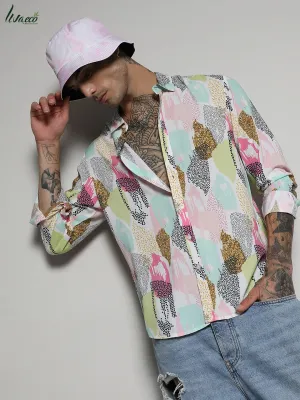 Ecoliva Abstract Dotted Shirt