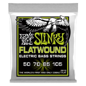 Ernie Ball 2812EB Regular Slinky Flatwound Bass Strings 50-105