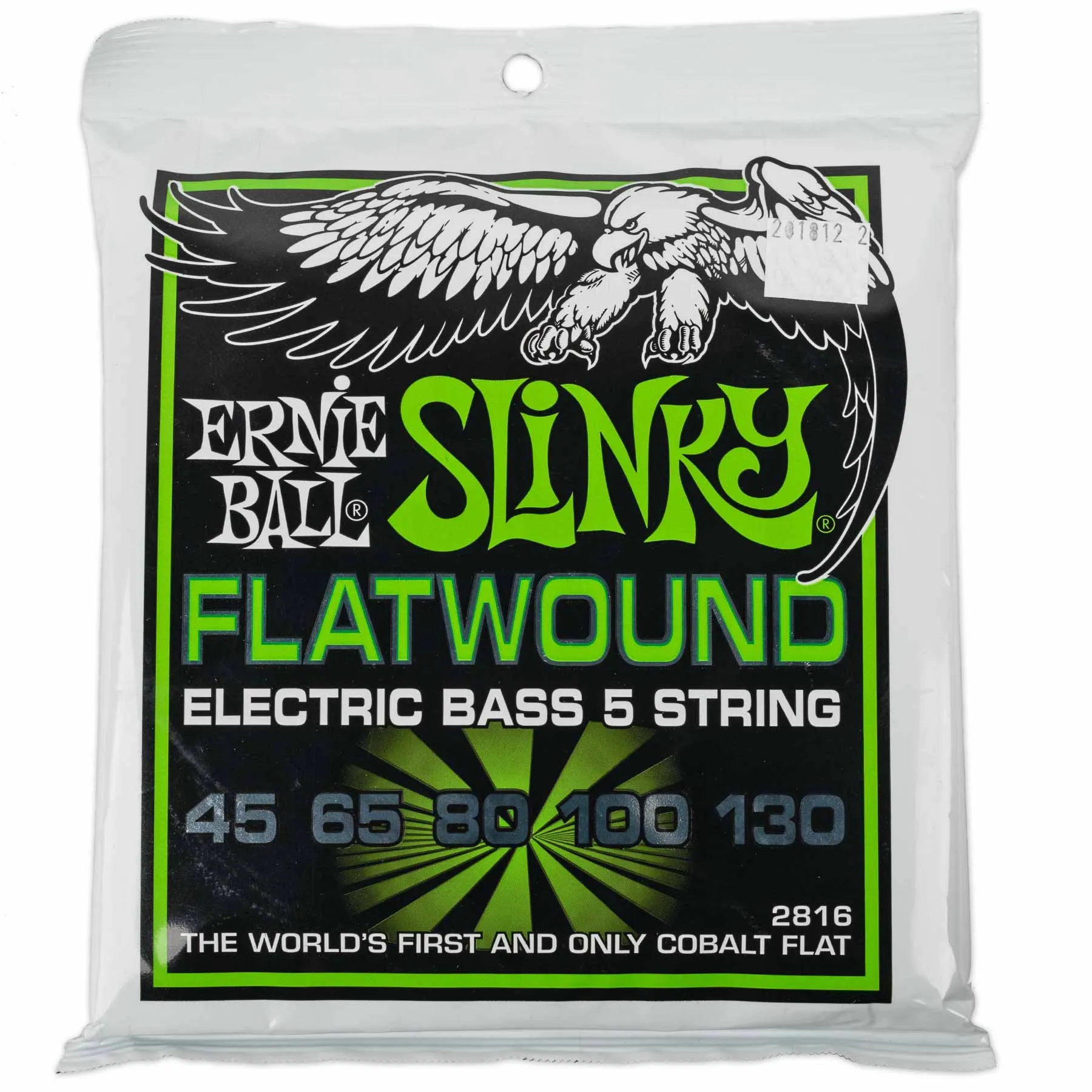 ERNIE BALL REGULAR SLINKY COBALT FLATWOUND 45-130 5 STRING