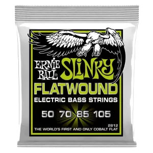 Ernie Ball Regular Slinky Flatwound Electric Bass Strings 50-105